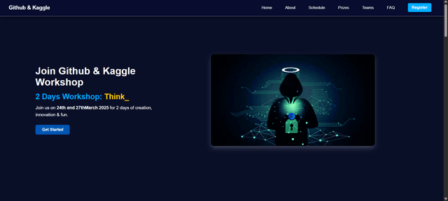 TechSphere Workshop Website: GitHub & Kaggle Training